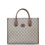 Gucci GG Supreme Small Tote Bag Front

