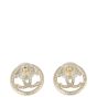 Chanel Twisted CC Earrings Back