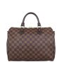 Louis Vuitton Speedy 30 Bandouliere Damier Ebene Back
