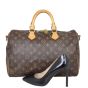 Louis Vuitton Speedy 35 Bandouliere Monogram Shoe
