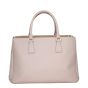 Prada Saffiano Lux Galleria Double Zip Tote Medium Back
