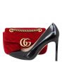Gucci GG Marmont Velvet Mini Shoulder Bag Shoe