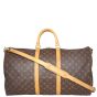 Louis Vuitton Keepall 55 Bandouliere Monogram Front
