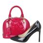 Louis Vuitton Alma BB Monogram Vernis Shoe
