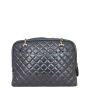 Chanel Vintage Quilted Lambskin Zip Tote Front
