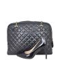 Chanel Vintage Quilted Lambskin Zip Tote Shoe

