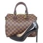 Louis Vuitton Speedy 25 Bandouliere Damier Ebene Shoe
