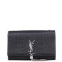 Saint Laurent Kate Tassel Chain Bag Medium Croc-Embossed Front
