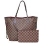 Louis Vuitton Neverfull MM Damier Ebene Front with components