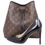 Louis Vuitton NeoNoe Monogram Noir Shoe