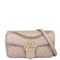 Gucci GG Marmont Matelasse Small Shoulder Bag Front with Strap