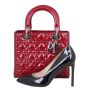 Dior Lady Dior Medium (red) Shoe