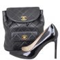 Chanel Duma Quilted Backpack Vintage Shoe