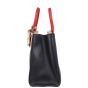 Louis Vuitton City Steamer MM (black, beige and red) Side
