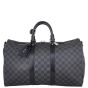 Louis Vuitton Keepall 45 Bandouliere Damier Graphite Front
