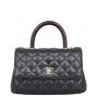 Chanel Coco Top Handle Mini Bag Front