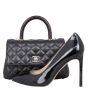 Chanel Coco Top Handle Mini Bag Shoe