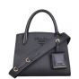 Prada Saffiano Cuir Monochrome Small Bag  Front with Strap