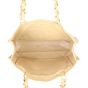 Chanel Vintage CC Jumbo XL Chain Shoulder Bag Interior