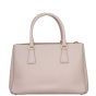 Prada Saffiano Lux Galleria Double Zip Tote Small Back