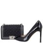Chanel Boy Small Tweed Pearls Shoe