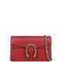 Gucci Dionysus Super Mini Chain Bag (red) Front with Strap