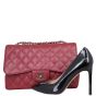 Chanel Classic Single Flap Jumbo (burgundy) Shoe