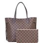 Louis Vuitton Neverfull MM Damier Ebene Front with Pouch