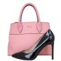 Prada Saffiano City Calf Esplanade Shoe