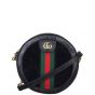 Gucci GG Ophidia Round Mini Shoulder Bag Front with Strap