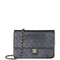 Chanel CC Vintage Flap Bag Front with Strap
