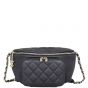 Chanel Business Affinity Waist Bag Front with strap