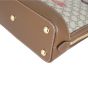 Gucci GG Supreme 1955 Horsebit Top Handle Bag Medium Corner Closeup