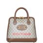 Gucci GG Supreme 1955 Horsebit Top Handle Bag Medium Front