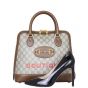Gucci GG Supreme 1955 Horsebit Top Handle Bag Medium Shoe