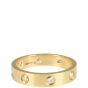 Cartier Love Wedding Band 18k Yellow Gold 8 Diamonds