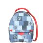 Louis Vuitton Palm Springs Mini Backpack Denim Front with Strap