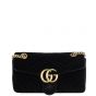 Gucci GG Marmont Mini Velvet Shoulder Bag Front