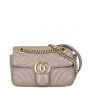 Gucci GG Marmont Matelasse Shoulder Bag Front with Strap