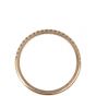 Tiffany & Co Soleste Half Eternity 18k Rose Gold Diamond Ring Top