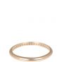 Tiffany & Co Soleste Half Eternity 18k Rose Gold Diamond Ring Back