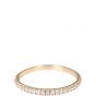 Tiffany & Co Soleste Half Eternity 18k Rose Gold Diamond Ring Front