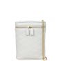 Saint Laurent 80s Quilted Vanity Chain Bag Front with Strap