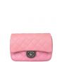 Chanel Double Carry Flap Bag Small Front
