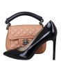 Chanel Prestige Top Handle Flap Bag Small Shoe