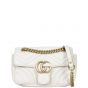 Gucci GG Marmont Matelasse Mini Shoulder Bag Front with Strap