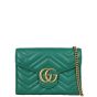 Gucci GG Marmont Matelasse Chain Wallet Front with Strap