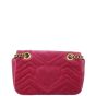 Gucci GG Marmont Velvet Mini Shoulder Bag Back