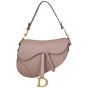 Dior Saddle Bag With Embroidered Strap Front