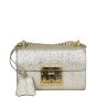 Gucci Padlock Metallic Small Shoulder Bag Front